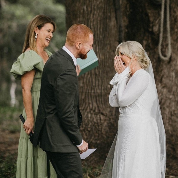 When the Groom mucks up the Bride's name